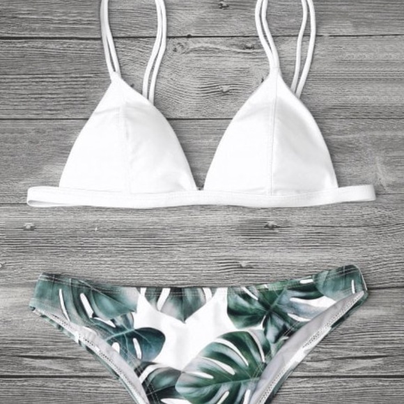 Zaful Other - White Zaful Bikini Top